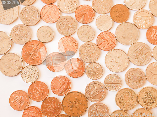 Image of  British pound coin vintage