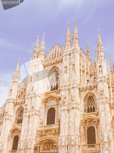 Image of Milan cathedral vintage