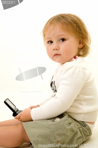 Image of Baby texting