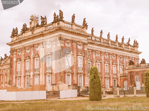 Image of Neues Palais in Potsdam vintage