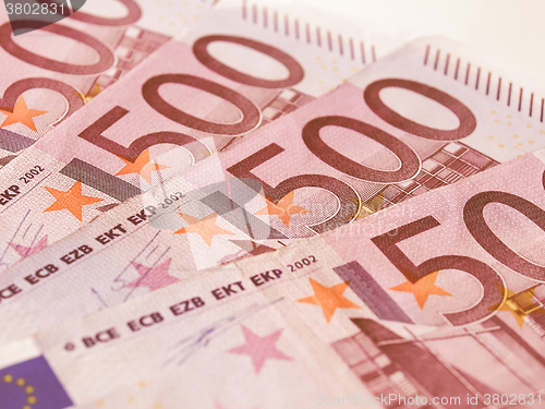 Image of  Euro note vintage
