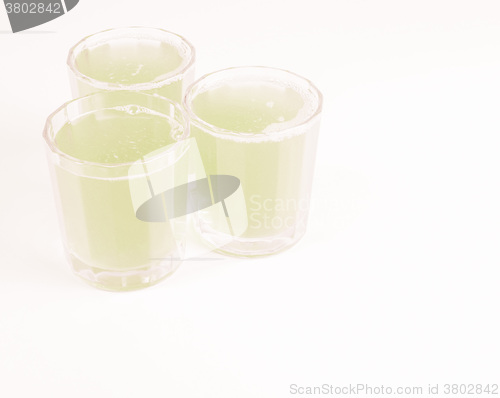 Image of  Green apple juice vintage