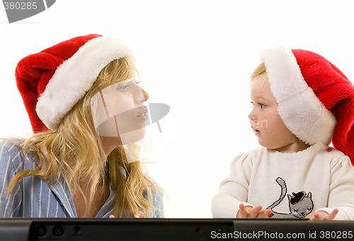 Image of Christmas faces