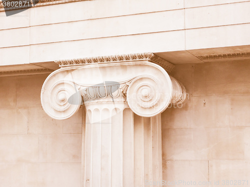 Image of  Ionic capital vintage