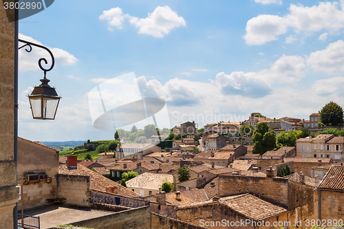 Image of Picturesque rooftops of Saint-Emilion, France