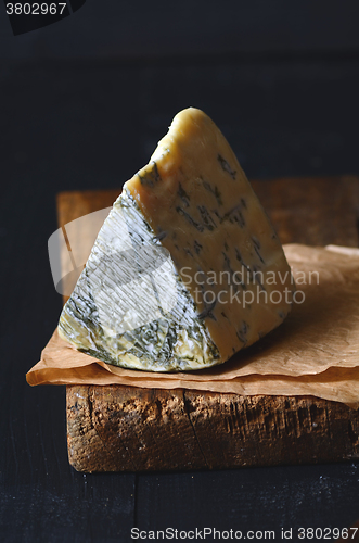Image of A Slice of Danish Blue cheese