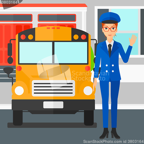 Image of School bus driver.