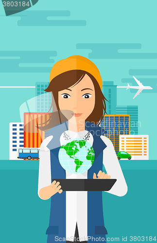 Image of International technology communication.
