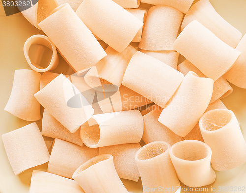 Image of Retro looking Paccheri pasta