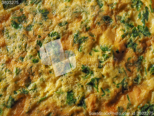 Image of Parsley cilantro omelette