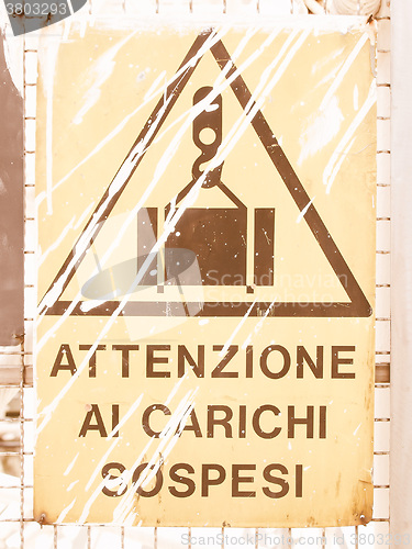 Image of  A sign vintage