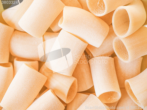 Image of Retro looking Paccheri pasta