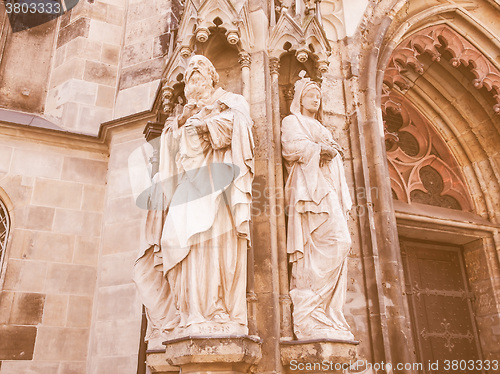 Image of Thomaskirche Leipzig vintage