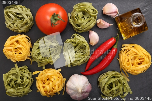 Image of Tagliatelle pasta.