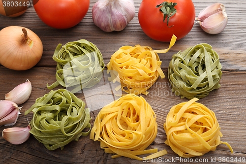 Image of Tagliatelle pasta.