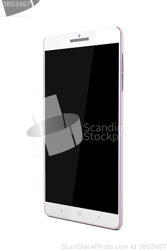 Image of Rose gold smartphone