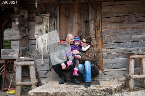 Image of young  family portrait