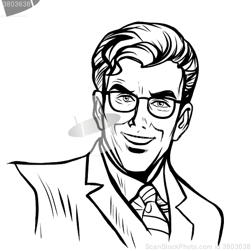 Image of Man businessman online art