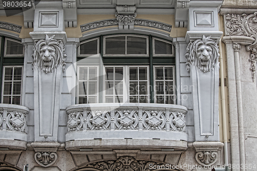 Image of Architectural detail in Lisbon, Portugal.