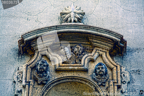 Image of Architectural detail in Lisbon, Portugal.