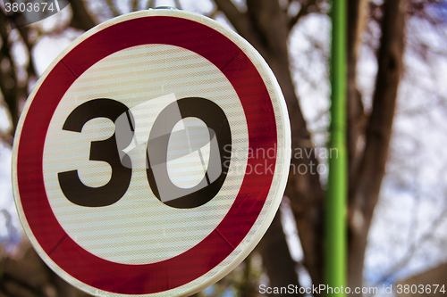 Image of road sign