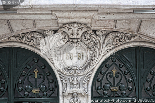 Image of Architectural detail in Lisbon, Portugal.