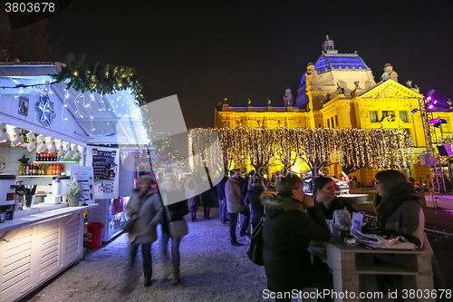 Image of Food stands at advent time