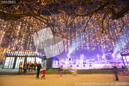 Image of Ornate treetop at advent time