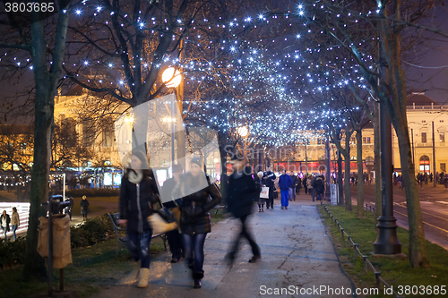 Image of Decorated promenade in Zrinjevac