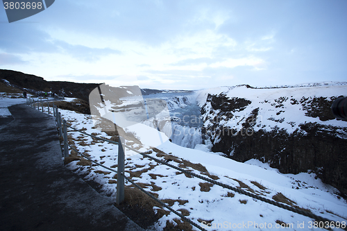 Image of Waterfall Gullfoss in Iceland