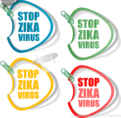 Image of Zika Virus as a Danger Concept Art vector illustration