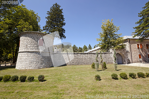 Image of   building of the monastery  