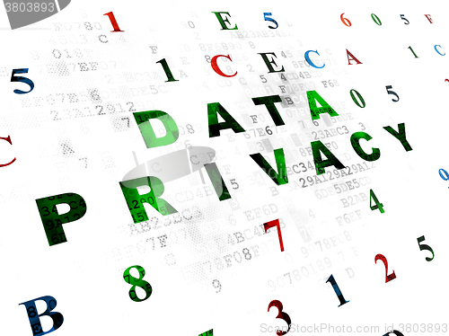 Image of Privacy concept: Data Privacy on Digital background