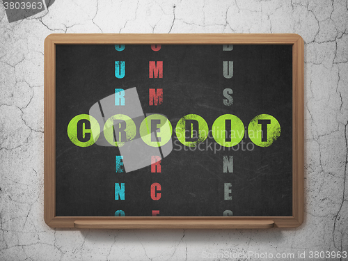 Image of Banking concept: Credit in Crossword Puzzle
