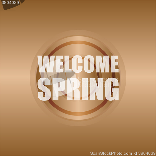 Image of Welcome Spring Holiday Card. Welcome Spring Vector. Welcome Spring background. Spring Holiday Graphic. Welcome Spring Art. Spring Holiday Drawing