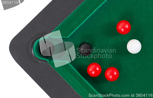 Image of Miniature billiard table