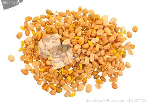 Image of Fresh mixed salted nuts, peanut mix