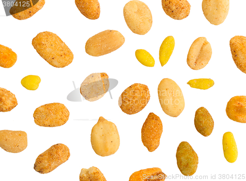 Image of Fresh mixed salted nuts, peanut mix