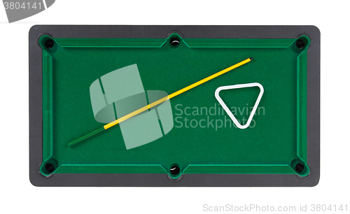 Image of Miniature billiard table