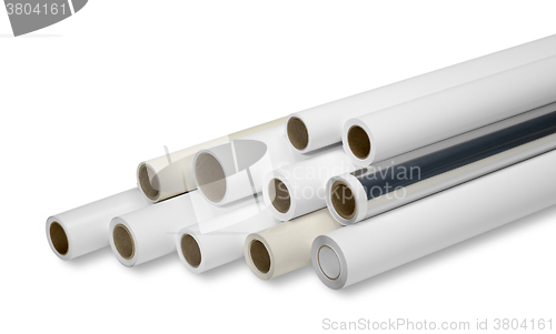 Image of print rolls for wide-format printers