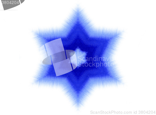 Image of Abstract blue shape