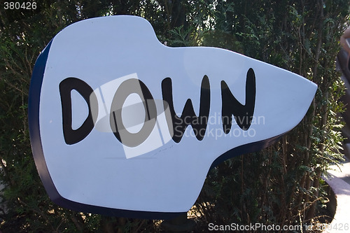 Image of Sign Down