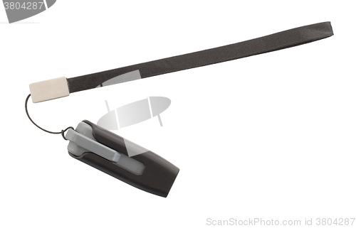 Image of Black USB memory stick isolated