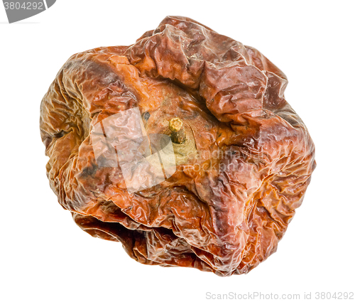 Image of dry rotten apple