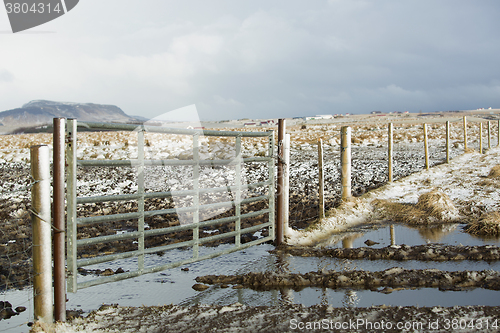 Image of Fence of farm animals