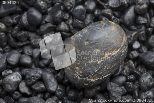 Image of Dark stones for background