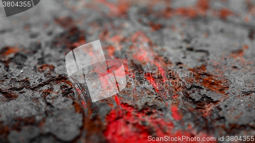 Image of Rusty old steel Closeup photo