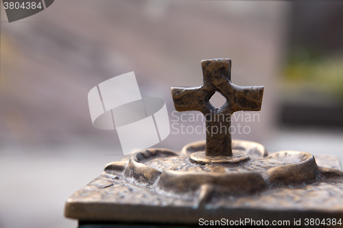 Image of Closeup of a crucifix