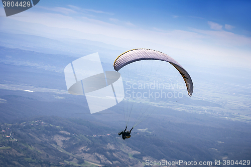 Image of Paraglider flying