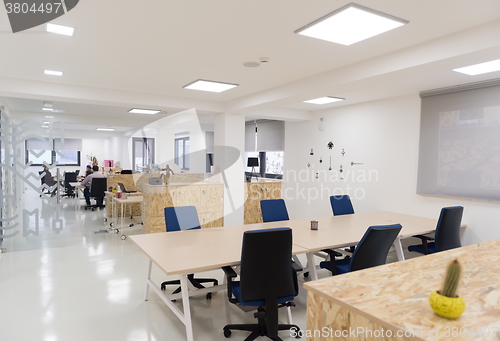 Image of empty  startup busines office interior